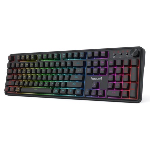 Tastatura gaming Bluetooth cu fir si wireless Redragon Volcano neagra iluminare RGB - Img 2