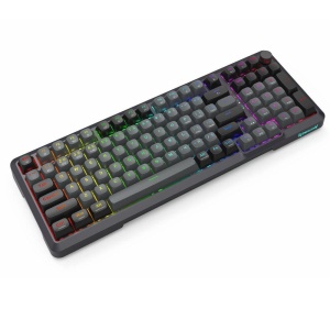 Tastatura gaming mecanica Bluetooth cu si fara fir Redragon Bragi Pro neagra cu gri - Img 4