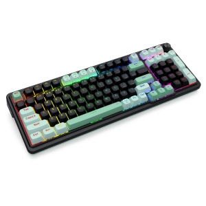 Tastatura gaming mecanica Redragon Eisa Magnetic neagra cu verde iluminare RGB - Img 3