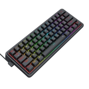 Tastatura gaming mecanica Redragon Ironguard neagra iluminare RGB switch-uri gri - Img 3