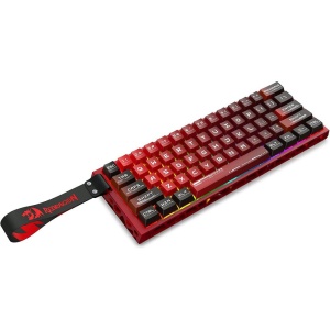 Tastatura gaming mecanica Redragon Venom rosie cu negru iluminare RGB - Img 2