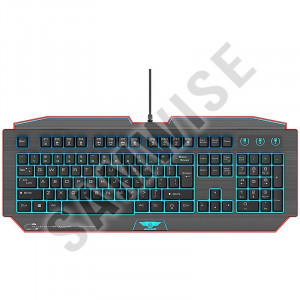 Tastatura Gaming Semi-mecanica Newmen GM100, 12 Taste Multimedia, Iluminare LED RGB, USB - Img 4