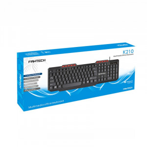 Tastatura Multimedia FanTech K210, USB, 114 taste, cu fir - Img 2