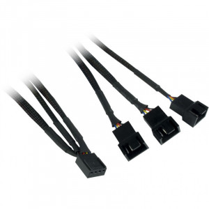 Ventilatoare Inter-Tech Argus RS-04 RGB, 3 Fan Pack, 120 mm, telecomanda + banda LED - Img 6