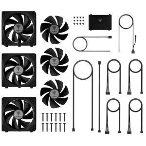 Ventilator Gamdias Aeolus P2 1203U ARGB 120mm Three Fan Pack, Open Box - Img 9