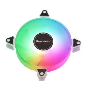 Ventilator Segotep Romantic 120mm iluminare Rainbow - Img 2