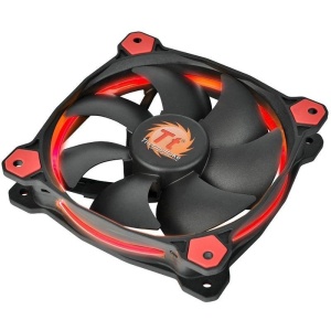 Ventilator Thermaltake Riing 12 High Static Pressure 120mm iluminare rosie - Img 2