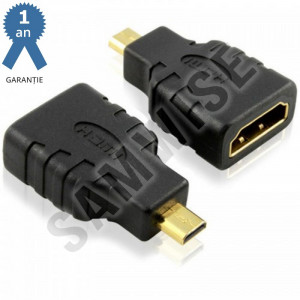 Adaptor DeTech compact HDMI mama - Micro HDMI tata - Img 1