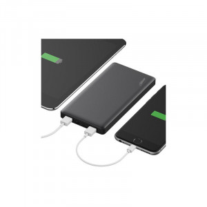 Baterie externa Hame P50C, 10000 mAh, 2x USB, 1x USB-C, 1x microUSB, cu tehnologia Quick Charge 3.0, Black - Grey - Img 2