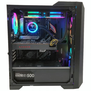 Calculator Gaming Apollo V3, Intel Core i5 10400F turbo 4.3GHz, ASUS TUF B460M-PLUS, 32GB DDR4, SSD 1TB, HDD 4TB, RX 5700 XT GAMING X 8GB GDDR6 - Img 4