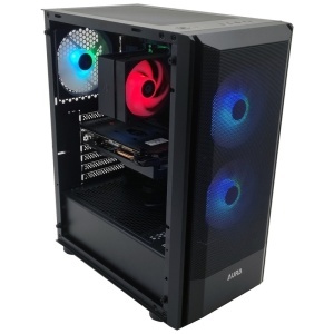 Calculator Gaming Aura V3, AMD Ryzen 5 3600 3.6GHz, B450 Gaming X, 16GB DDR4, SSD 256GB, HDD 1TB, GTX 1660 Ti 6GB GDDR6 - Img 2