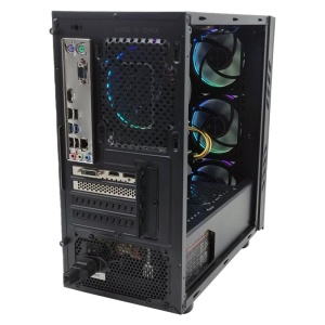 Calculator Gaming BlackShip V1, Intel Core i5 10500T pana la 3.8GHz, H410M H V2, 16GB DDR4, SSD 512GB, HDD 500GB, GTX 1660 Super 6GB DDR6 - Img 2