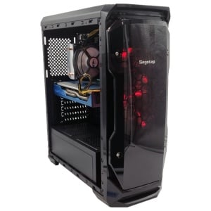 Calculator Gaming Halo V6, Intel Core i5 8500 3GHz, ASUS PRIME B360M-C, 16GB DDR4, SSD 256GB, HDD 1TB, RX 580 NITRO+ 8GB GDDR5 - Img 1