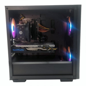 Calculator Gaming Matrexx V1, Intel Core i5 9500 3GHz, GA-H310M H, 16GB DDR4, SSD 1TB, HDD 1TB, RX 580 NITRO+ 8GB GDDR5 256-bit - Img 3