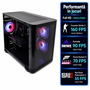 Calculator Gaming P300C V4, Intel Core i7-8700T 2.4GHz, ASUS PRIME H310M-DASH, 16GB DDR4, SSD 256GB, HDD 1TB, GTX 1660 SUPER 6GB GDDR6 - Img 2
