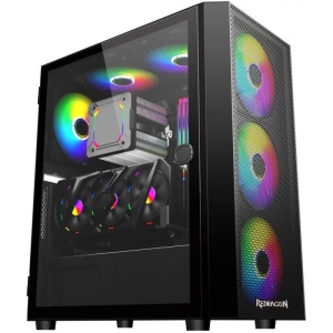 Calculator Gaming Skyfire V2, Intel Core i5-10500 3.1GHz, Gigabyte H410M S2H V2, 16GB DDR4, SSD 512GB, HDD 5TB, RTX 3060 Ti 8GB GDDR6 - Img 5