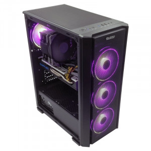 Calculator Gaming Zed v6, Intel Core i5-8500 3GHz, GA-H310M S2H, 16GB DDR4, SSD 256GB, HDD 3TB, RX 580 NITRO+ 4GB GDDR5 - Img 2
