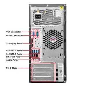 Calculator Incomplet Lenovo ThinkStation P310 MT, Gen 6 Ready, 4x DDR4, DVD-RW - Img 2