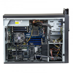 Calculator Incomplet ThinkStation Lenovo D20, Intel Xeon X5570 2.93GHz, 12x DDR3, 8x SATA II, 1030W, Cooler Inclus - Img 5