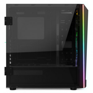 Carcasa Gaming Gamdias M1A, MiddleTower, USB 3.0, Panou transparent, Vent. 2x 120mm LED RGB - Img 7