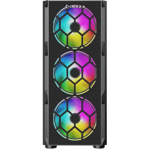 Carcasa Gaming Starfire RGB Tempered Glass, USB 3.0, 4x Vent. 120 mm LED RGB - Img 2