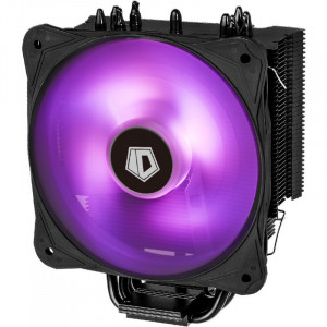 Cooler CPU ID-Cooling SE-214 RGB, Ventilator 130mm, LED RGB, 4x Heatpipe-uri Cupru - Img 3