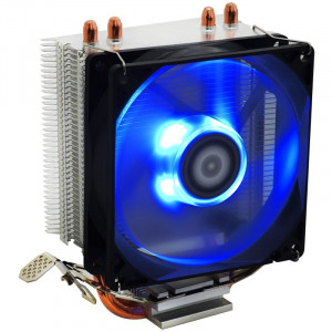 Cooler CPU ID-Cooling SE-902X Blue LED, Ventilator 92mm, Heatpipe-uri Cupru - Img 1