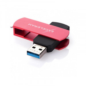 Memorie externa Exceleram P2 16GB, USB 3.1 Gen 1, Negru-Rosu - Img 3