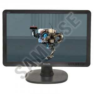 Monitor LCD 19" Philips Widescreen 190SW, 5ms, 1440 x 900, DVI, VGA, Cabluri incluse - Img 1