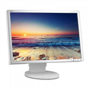 Monitor LCD 22" NEC MultiSync EA221WMe Alb, Grad A, 1680x1050, 5ms, VGA, DVI, Cabluri Incluse - Img 1