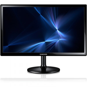 Monitor LCD 24" Samsung S24C350H, 1920x1080, 5ms, VGA, HDMI, Cabluri Incluse - Img 1