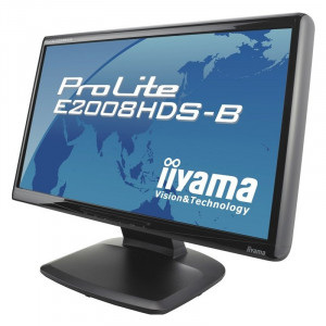 Monitor LCD IIYAMA 20" ProLite E2008HDS, 1600 x 900, 2ms, VGA, DVI, Cabluri incluse - Img 2