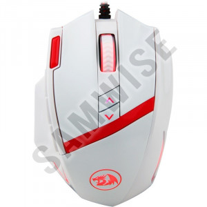 Mouse Gaming Redragon Mammoth White, Laser, 16400 DPI, 12000 FPS, 10 butoane - Img 1