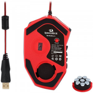 Mouse Gaming Redragon Perdition2 Black, 24000 dpi, 12000 FPS, Led Multi-Color, 19 butoane - Img 4