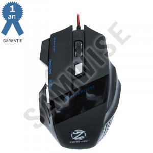 Mouse Gaming ZornWee Revival Z03, Optic, Negru, 2000DPI - Img 1