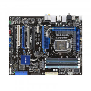 Placa de baza ASUS P7P55 WS Supercomputer, LGA1156, Intel P55, 4x DDR3, 6x SATA II, 4x PCIe x16 - Img 1