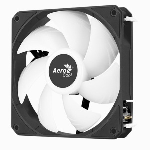 Set 3 ventilatoare Aerocool Link 3-Pack 120mm negre iluminare aRGB - Img 2