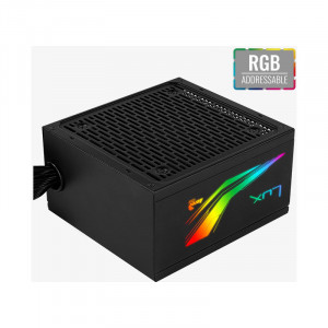 Sursa Aerocool 550W LUX RGB, 80+ Bronze, 4x SATA, 2x Molex, 1x 6+2 PCI-E - Img 2