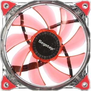 Ventilator Segotep Polar Wind 120mm cu iluminare rosie - Img 2