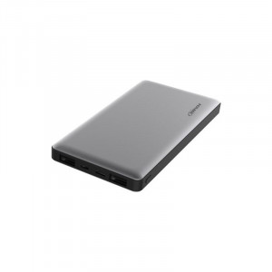 Baterie externa Hame P50C, 10000 mAh, 2x USB, 1x USB-C, 1x microUSB, cu tehnologia Quick Charge 3.0, Black - Grey - Img 3