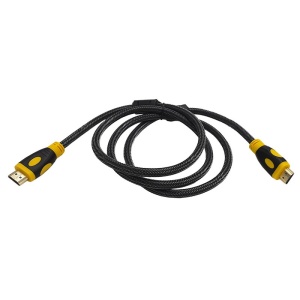 Cablu HDMI tata - HDMI tata, 19p - 19p, 1.5m, ecranat, impletit, contacte aurite