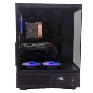 Calculator Gaming Atlas V9, Intel Core i5-10500T 2.3GHz, Gigabyte H410M HD3P, 16GB DDR4, SSD NVMe 256GB, HDD 1TB, ARKTEK GTX 1660 Ti 6GB GDDR6 - Img 3