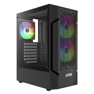 Calculator Gaming Aura V17, AMD Ryzen 7 1700 3GHz, GIGABYTE A520M K V2, 16GB DDR4, SSD 256GB, HDD 1TB, RX 580 8GB GDDR5 - Img 5
