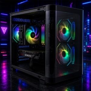 Calculator Gaming P300C V3, AMD Ryzen 5 3500 3.6GHz, ASRock A520M-HVS, 16GB DDR4, SSD 256GB, HDD 2TB, GTX 1080 8GB GDDR5