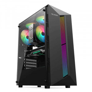 Calculator Gaming Scar V2, Intel Core i5-7400 3GHz, ASUS H110M-A/M.2, 16GB DDR4, SSD 256GB, HDD 1TB, RX 580 8GB GDDR5 256-bit - Img 5