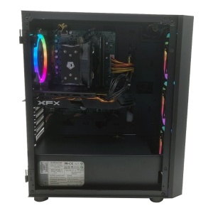 Calculator Gaming SkyFire V1, Intel Core i3-10300 3.7GHz, Asus Pro H410M-C2, 16GB DDR4, SSD 256GB, HDD 1TB, RX 580 8GB DDR5 - Img 3