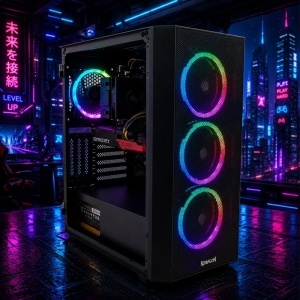 Calculator Gaming Skyfire V2, Intel Core i5-10500 3.1GHz, Gigabyte H410M S2H V2, 16GB DDR4, SSD 512GB, HDD 5TB, RTX 3060 Ti 8GB GDDR6