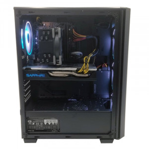 Calculator Gaming Zed v6, Intel Core i5-8500 3GHz, GA-H310M S2H, 16GB DDR4, SSD 256GB, HDD 3TB, RX 580 NITRO+ 4GB GDDR5 - Img 3