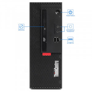 Calculator Incomplet Lenovo M710E SFF, Intel B250, 7th Gen Ready, PCIe x16 3.0, USB 3.0, DVD-RW - Img 2