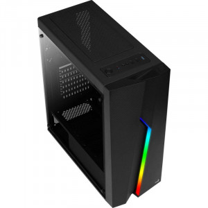Carcasa Gaming Aerocool Bolt RGB, MiddleTower, USB 3.0, Panou transparent - Img 2